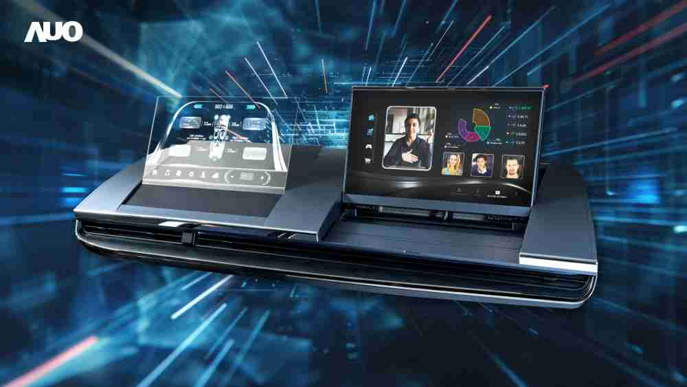 彩运网Micro LED Display HMI解决方案打造透明Micro LED前座仪表，，呈现信息并保留驾驶视野开阔；亦为副驾驶座乘客打造收放自如的Micro LED屏幕，，，，在不影响显示质量的前提于显示区内建镜头，，，让用户能与视讯对象直接眼神接触，，，，提供绝佳的双向沟通体验