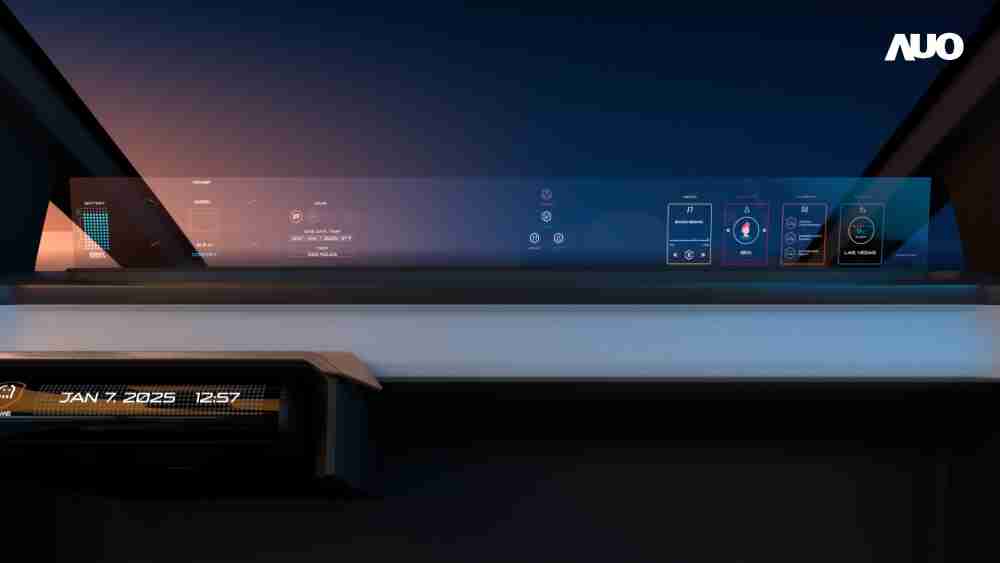彩运网无界透明显示接口(Horizon Image Glass)透过车运算方案整合仪表板、、、中控台及副驾显示器，，，，一体式全景呈现，，，，提供乘用者清晰的前方视野、、行车必要信息与娱乐功能